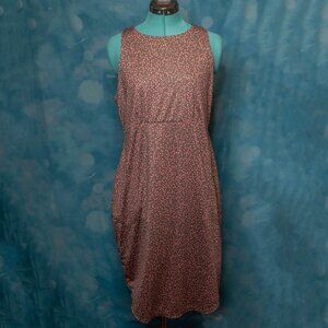 CLEARANCE Prana Brown Sleeveless Stretch Athletic Dress – Size XL – 39.5” Length